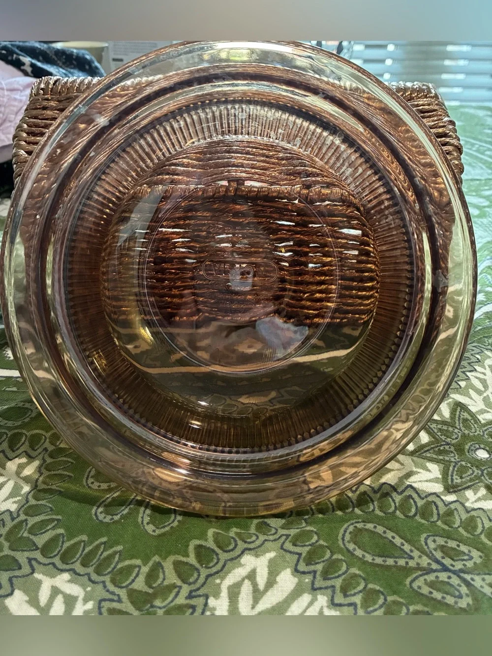 “Visions” by Corning Glass Bakeware 24oz. Vintage Amber Color Introduced in 1983